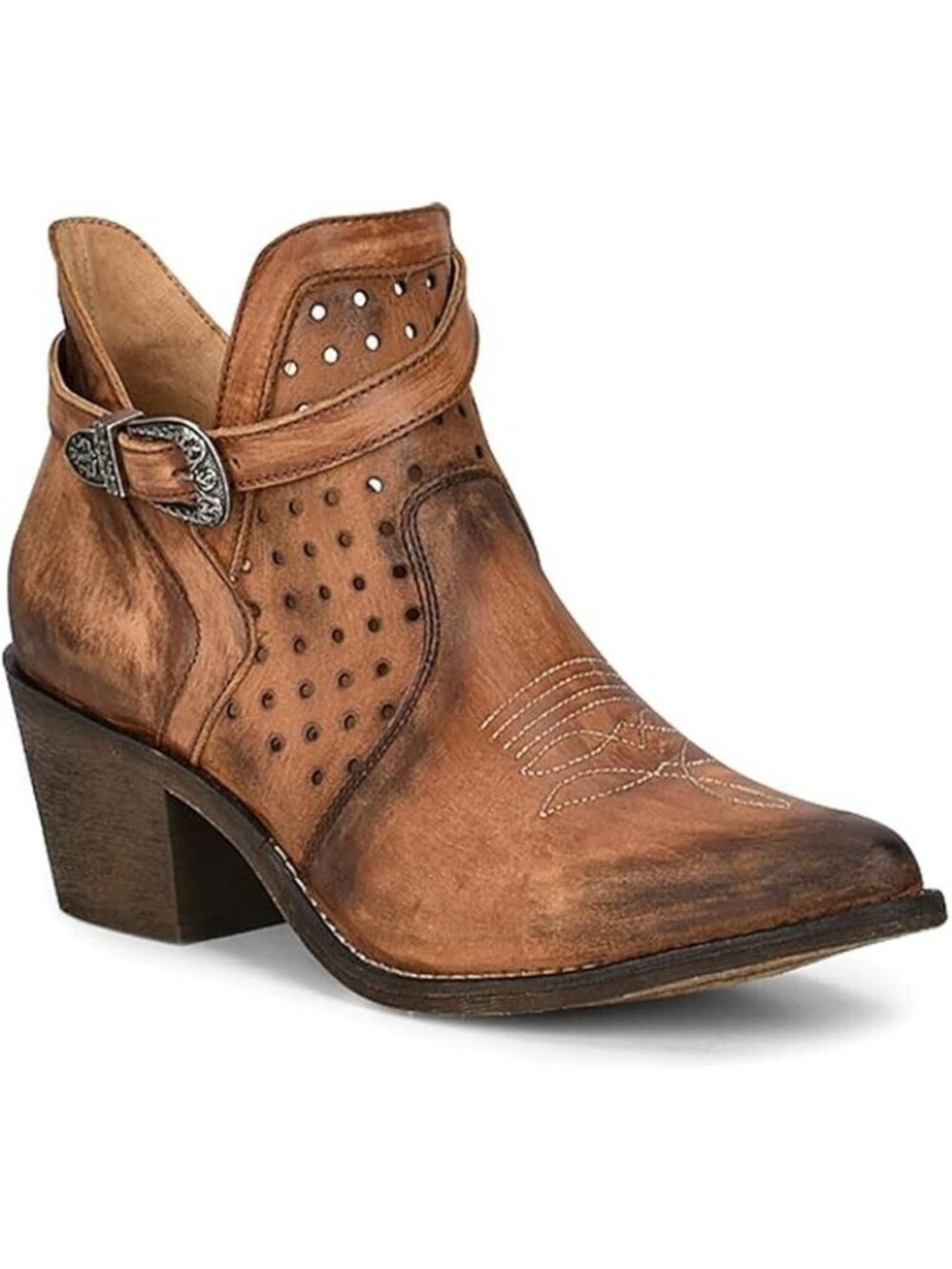 Corral Boots Circle G Women's Cut Out  Western Booties NEW size 6.5